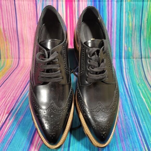 Prada Platform Shoes Leopard Brogues - Never Worn - Picture 7 of 10